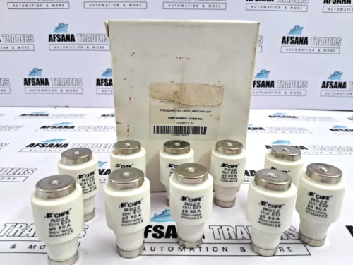 Lot of 10x Chfe r022 diii/e33-50A 500v-50kA porcelain fuse diazed