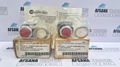 Lot of 2x Allen Bradley 800T-B6D2 Push Button 800TB6D2