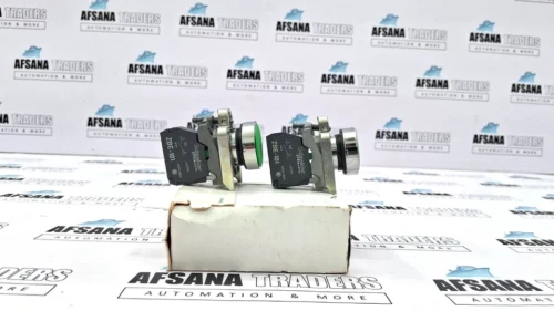 Lot of 2x Schneider Electric XB4BA31 Electrical Push-Button With ZBE-101 Contact Block - Image 4