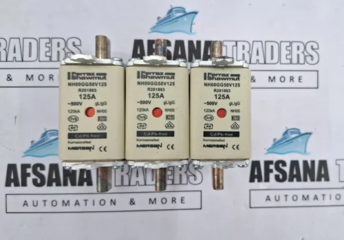 Lot of 3x ferraz shawmut nh00gg50v125 fuse 125a - Image 4