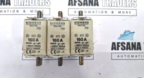 Lot of 3x siemens 3na3 836 fuse link nh00-gl/gg 160a - Image 5