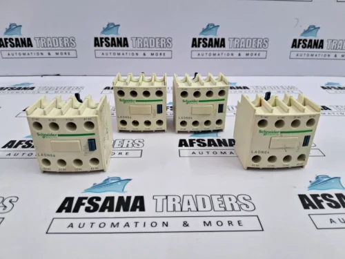 Lot of 4x Schneider Electric LADN04 Front Mount Auxiliary Contact Block