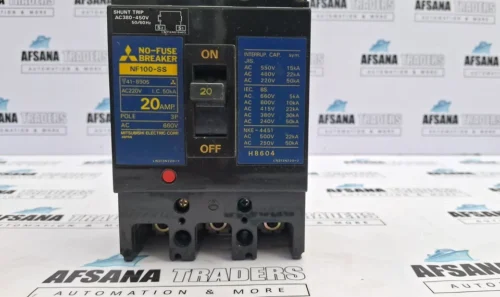 MITSUBISHI NF100-SS NO-FUSE BREAKER 20A AC220V 50KA - Image 3