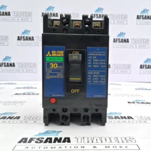 MITSUBISHI NF60-SP NO-FUSE BREAKER 15AMP 3POLE 220VAC 10KA