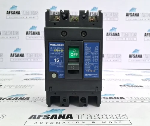 MITSUBISHI NF60-SP NO-FUSE BREAKER 15AMP 3POLE 220VAC 10KA - Image 3