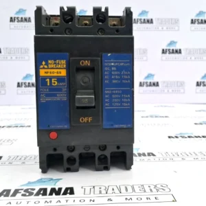 MITSUBISHI NF60-SS NO-FUSE BREAKER 15A AC600V 3 POLES