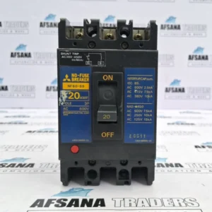 MITSUBISHI NF60-SS NO-FUSE BREAKER 20A AC600V 3 POLES
