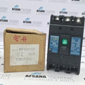 Mitsubishi nf100-sp no-fuse breaker 60a ac220v 50ka