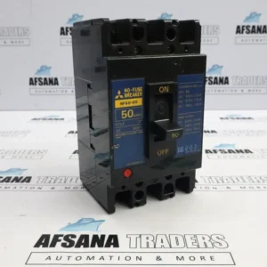 Mitsubishi nf60-ss no-fuse breaker 50a ac600v 3 poles