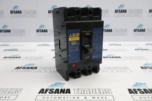 Mitsubishi nf60-ss no-fuse breaker 50a ac600v 3 poles