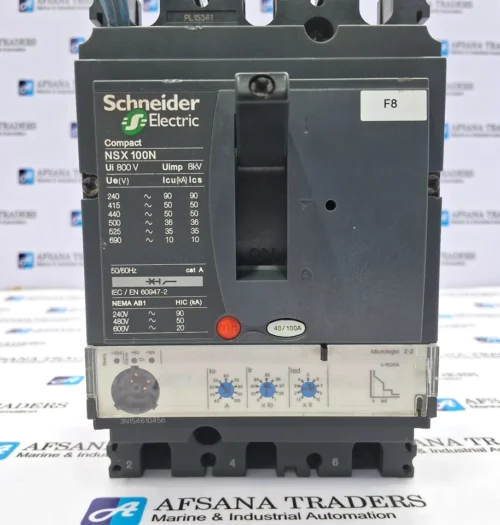 SCHNEIDER | NSX 100N | NSX 100-160-250 F/N/H/NA | 40/100A | 3P | CIRCUIT BREAKER - Image 3