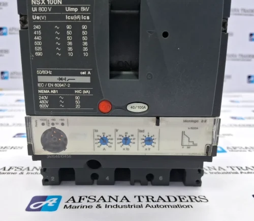 SCHNEIDER | NSX 100N | NSX 100-160-250 F/N/H/NA | 40/100A | 3P | CIRCUIT BREAKER - Image 9
