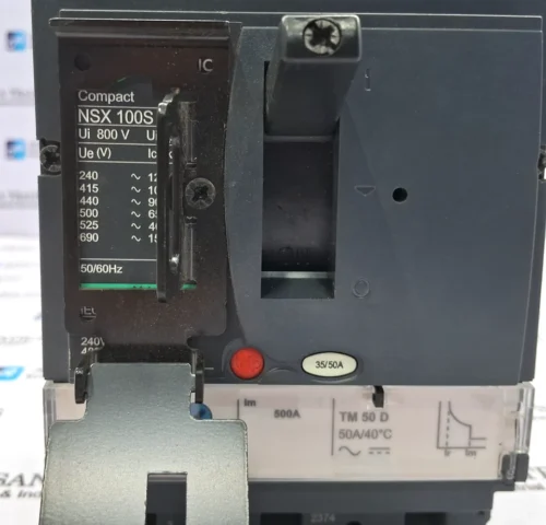 SCHNEIDER | NSX100S | 35/50A | TM 50 D | 500A | COMPACT CIRCUIT BREAKER - Image 11