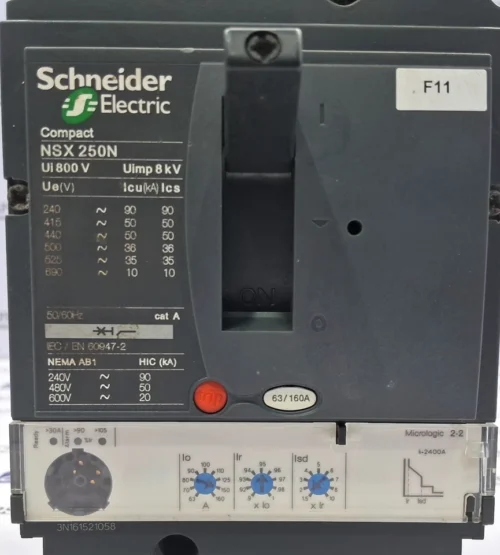 SCHNEIDER | NSX250N | 63/160A | COMPACT CIRCUIT BREAKER - Image 8