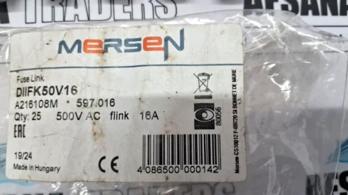 Set Of 5x Mersen (A216108) Diifk50v16 Fuses 500v-16a-flink  597.016 16A - Image 6