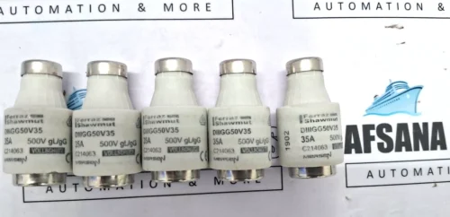 Set of 5x Mersen (C214063) Diiigg50v35 500v 35a Gl/Gg Fuses Fusibles Sicherungen - Image 3