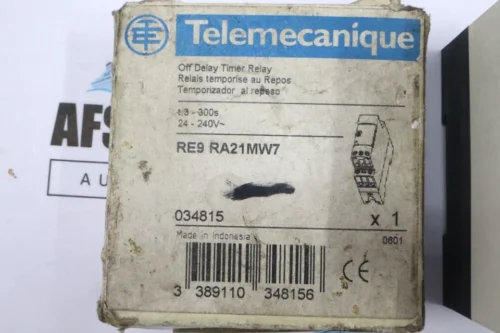 Telemecanique re9 ra21mw7 delay timer relay t3-300s - Image 8