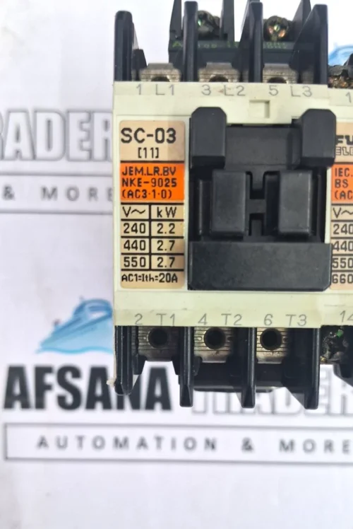 fuji electric Sc-03[11] Magnetic Contactor 100-110v 60hz 11a - Image 3
