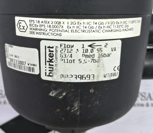 BURKERT | 8692 | 2712 | 2/2-WAY ANGEL SEAT CONTROL VALVE WITH POSITIONER - Image 11