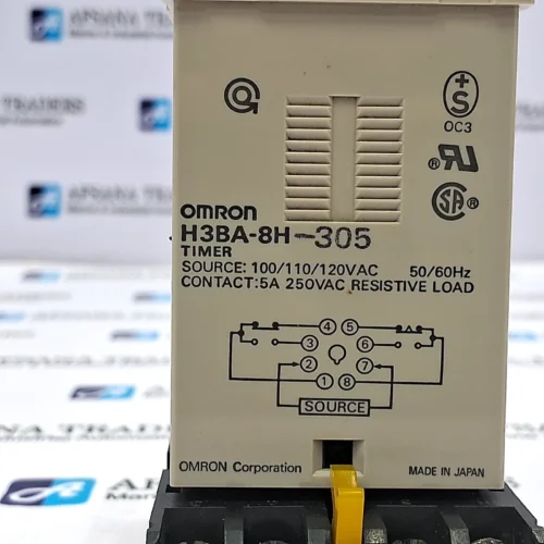 OMRON | H3BA-8H-305 | 0 TO 1 | MIN | TIMER WITH BASE - Image 7