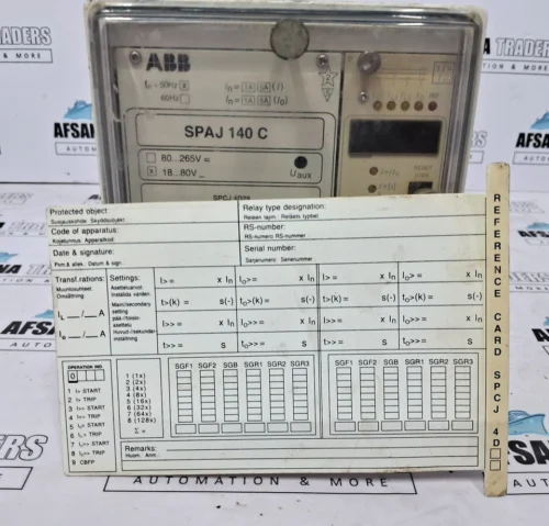 ABB | SPAJ140C | 1MYN742751-B | 50HZ 18-80V | OVERCURRENT AND EARTH-FAULT RELAY - Image 10