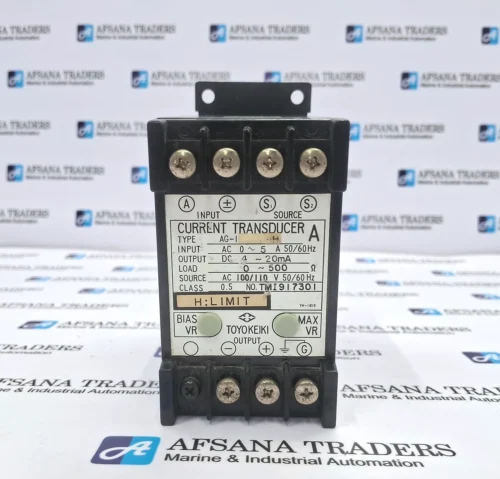 TOYO KEIKI | AG-1 | 0~500Ω | CURRENT TRANSDUCER