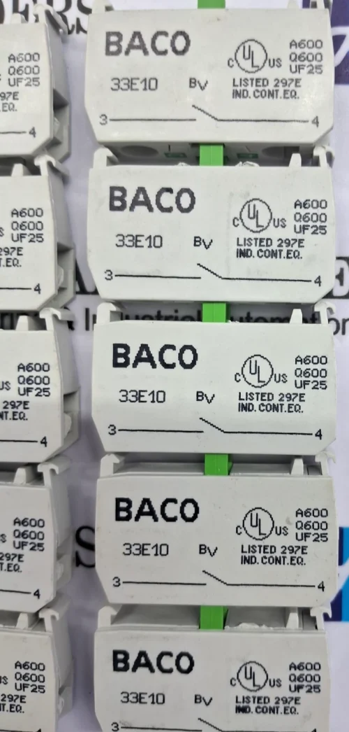 LOT OF 10X BACO | 33E10 | CONTACT BLOCK - Afsana Traders
