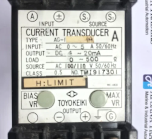 TOYO KEIKI | AG-1 | 0~500Ω | CURRENT TRANSDUCER - Image 6