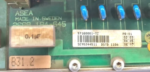ABB | 57160001-TZ | 2668 184-645 | PRINTED CIRCUIT BOARD - Image 7