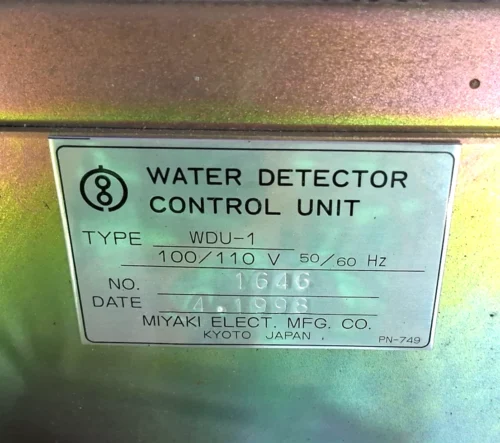 MIYAKI ELECTRIC | WDU-1 | 100-110V 50/60 HZ | WATER DETECTOR CONTROL UNIT - Image 7