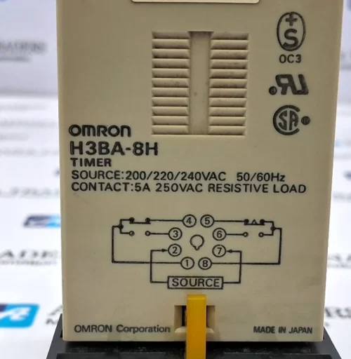 OMRON | H3BA-8H | 0 TO 0.5 | HRS | TIMER WITH BASE - Image 8