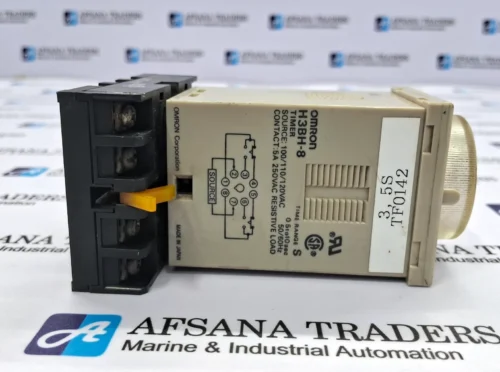 OMRON | H3BH-8 | 0-5 | SEC | 5A 250VAC | TIMER WITH BASE - Image 2