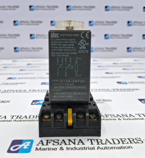 IDEC | GT3A | 0 TO 18 | GT3A-3AF20 | ELECTRONIC TIMER WITH BASE - Image 3