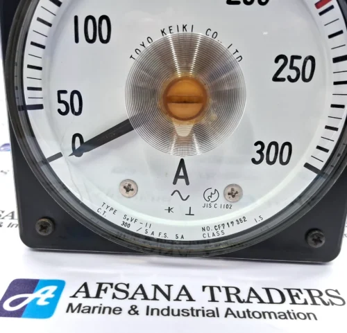 TOYO KEIKI CO., LTD. | SVF-II | CF717352 | CLASS 1.5 | RANGE 0-300 | AMP METER - Image 4