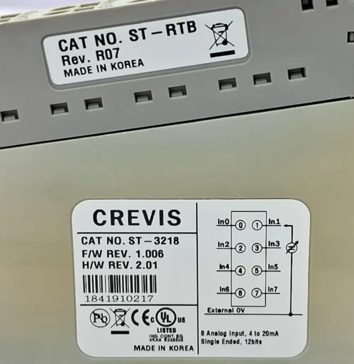 CREVIS | ST-3218 | ST-RTB | 8 ANALOG INPUT MODULE - Image 9