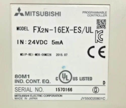 MITSUBISHI ELECTRIC | FX2N-16EX-ES/UL | FX2N-16EX | PROGRAMMABLE CONTROLLER - Image 7