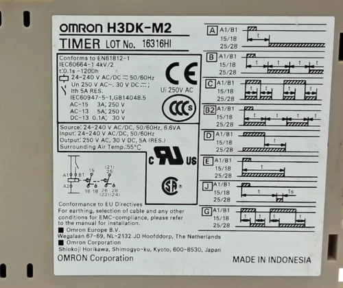 OMRON | H3DK-M2 | H3DK | 0.1S TO 100H | TIMER - Image 8