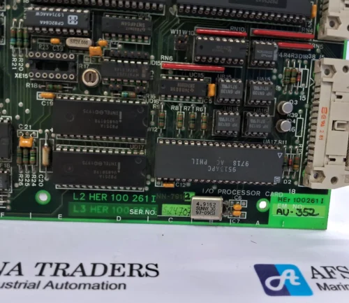 NORCONTROL AUTOMATION | HER 100261I | AU 352 | NN-791.12 | I/O PROCESSOR CARD - Image 14
