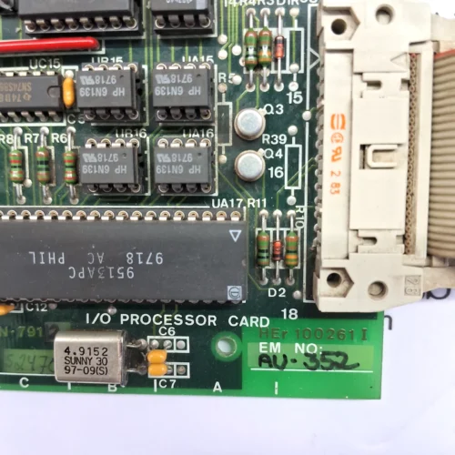 NORCONTROL AUTOMATION | HER 100261I | AU 352 | NN-791.12 | I/O PROCESSOR CARD - Image 8
