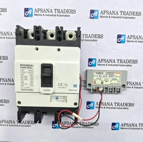 HYUNDAI | HGM 250L | 250A | 3P | MOLDED CASE CIRCUIT BREAKER WITH UVT CONTROLLER