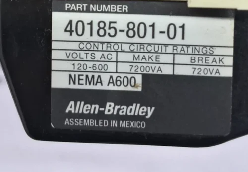 ALLEN-BRADLEY | 40185-801-01 | THERMAL OVERLOAD RELAY (SLIGHTLY CRECKED) - Image 8