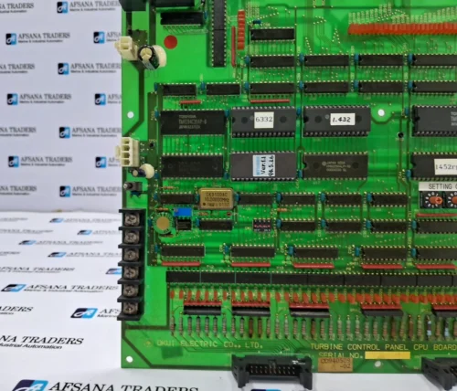 OKUI ELECTRIC | 1040-1 | TURBINE CONTROL CPU BOARD - Image 7