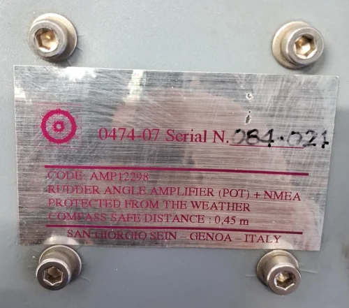SAN GIORGIO SEIN | AMP 12298 | 084-021 | 3877 44 | RUDDER ANGLE AMPLIFIER - Image 10