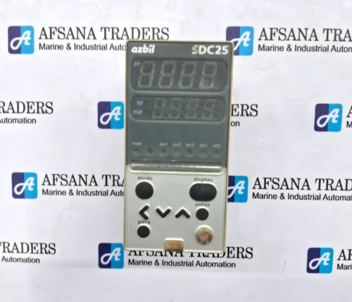 AZBIL | SDC25 | TEMPERATURE CONTROLLER “BACK SIDE SLIGHTLY CRECKED”