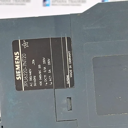 SIEMENS | 7PU6220 | 7PU6220-7NT20 | AC 380/440V | 20s | TIME RELAY - Image 8