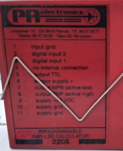 PR ELECTRONICS | 2208 | PROGRAMMABLE IMPULSE CALCULATOR WITH BASE - Image 8
