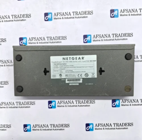 NETGEAR | PROSAFE | GS108P | PROSAFE 8 PORT 10/100/1000 SWITCH WITH 4 PORT POE