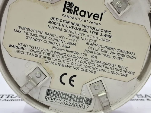 RAVEL | RE-326-2SL | DETECTOR HEAD-PHOTOELECTRIC 2-WIRE - Image 6
