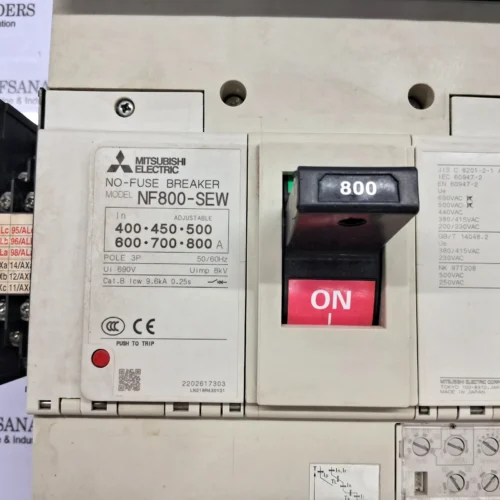 MITSUBISHI NF800-SEW 800A NO-FUSE BREAKER WITH MOTOR OPERATOR CONTROL CIRCUIT - Image 18