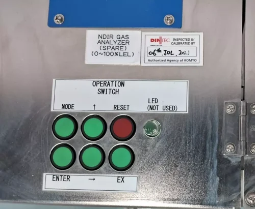 KOMYO KITAGAWA FMA-231UR INFLAMMABLE GAS ALARM SYSTEM/NDIR GAS ANYLZER WITHSPARE - Image 18